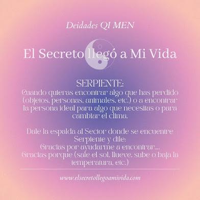 Deidades Qi Men- Serpiente