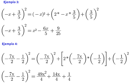 Productos Notables Productos Notables