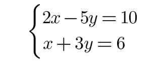 Sistemas de ecuaciones