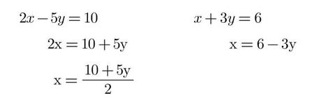 Sistemas de ecuaciones