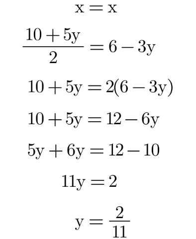 Sistemas de ecuaciones
