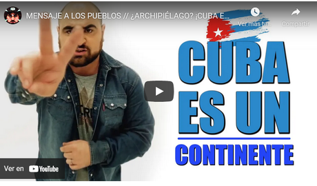 MENSAJE A LOS PUEBLOS // ¿ARCHIPIÉLAGO? ¡CUBA ES UN CONTINENTE!