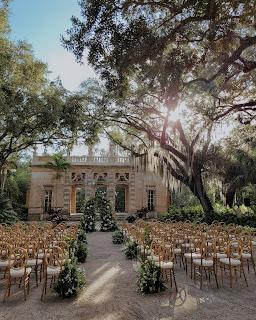 Inspiración: Casamiento romántico y tropical en Vizcaya Museum