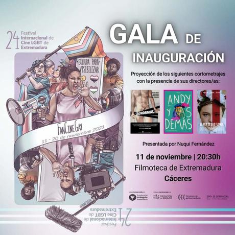 24° edición de FanCineGay 2021 – Festival Internacional de cine LGBT de Extremadura