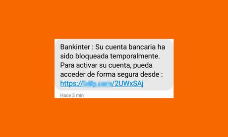 La Policía Nacional alerta: Si recibes este mensaje de tu banco eliminalo, es una estafa