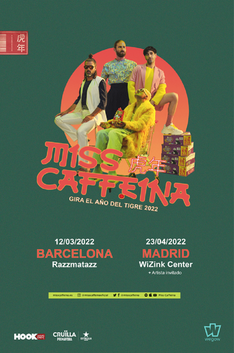 Miss Caffeina: conciertos en Razzmatazz y WiZink Center