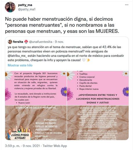 ‘Menstruación digna’: el ultimo invento de la izquierda para martirizarse ‘Menstruación digna’: el ultimo invento de la izquierda para martirizarse