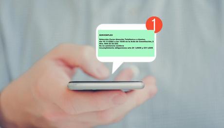 SMS de Servempleo estando en paro ¿es obligatorio acudir a la cita?