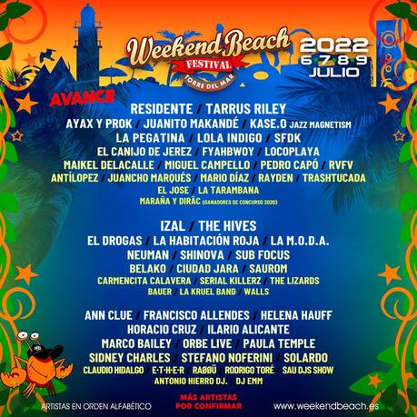 Weekend Beach Festival: primeros nombres para 2022