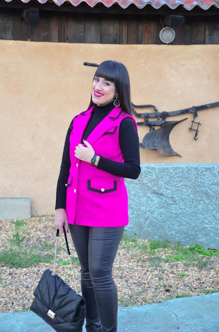 Chaleco fucsia