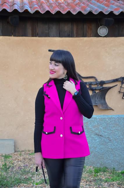 Chaleco fucsia