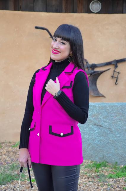 Chaleco fucsia
