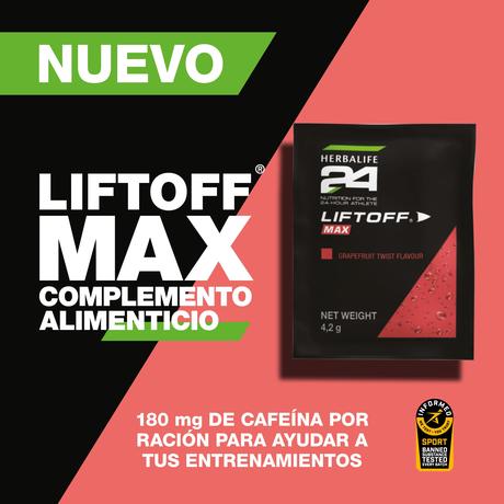 LiftOff Max de H24, nuevo complemento alimenticio energético de Herbalife Nutrition