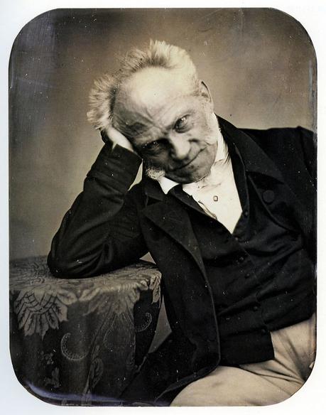 Daguerrotipo de Schopenhauer de 1852 realizado por Jacob Seib