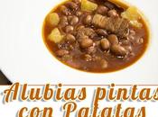 Alubias pintas patatas