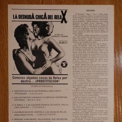 DESNUDA CHICA DEL RELAX, LA (España, 1981) Erótico, Thriller