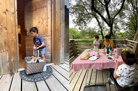 Dormir en los árboles en Les Cabanes dans Les Bois (Carcassonne) Dormir en los árboles en Les Cabanes dans Les Bois (Carcassonne)