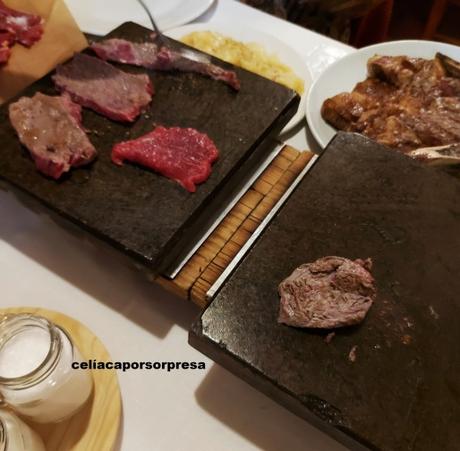 RESTAURANTE RIAS BAJAS EN MADRID, RICA CARNE GALLEGA A LA PIEDRA
