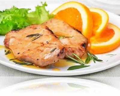 Puerco liso a la naranja Puerco liso a la naranja