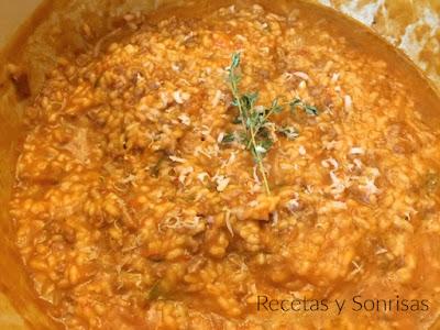 RISOTTO AL RAGÚ