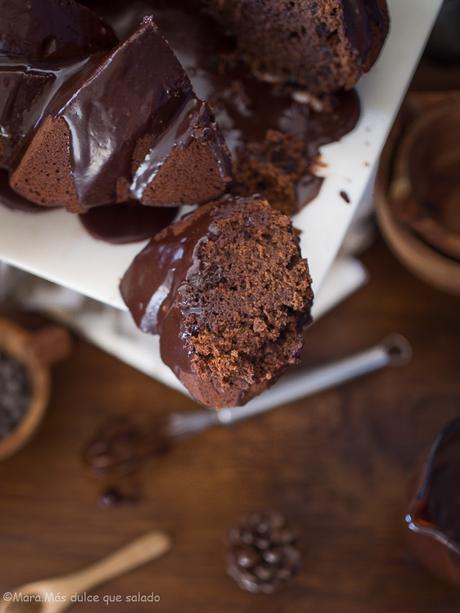 Bundt Cake de boniato y chocolate especiado.