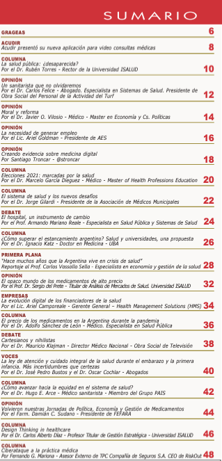 Revista Médicos - Edición 125 - noviembre 2021