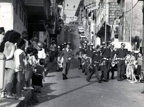 La añorada banda de CC y TT de la Cruz Roja en las fiestas de Tetuán