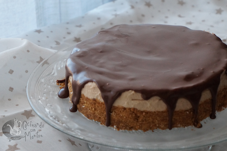 Tarta de castañas y chocolate sin horno Tarta de castañas y chocolate sin horno