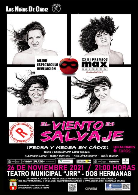 Teatro: Las niñas de Cádiz presentan “El viento es salvaje”