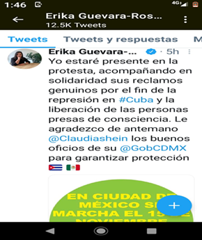Érika Guevara, instruida por la CIA para respaldar los grupos que actúan contra Cuba y su sede diplomática en México