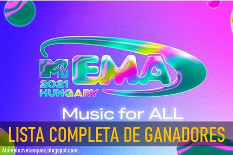 MTV EMA 2021: LISTA COMPLETA DE GANADORES