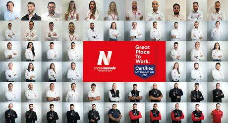 CRESTANEVADA obtiene el sello «Great Place to Work» en España