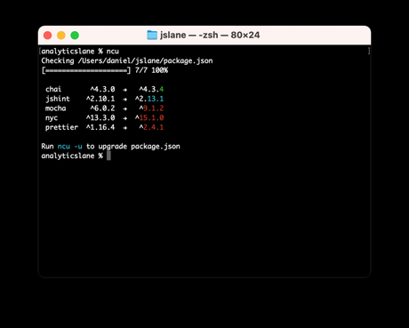 Actualizar las dependencias de Node a la última versión de forma automática