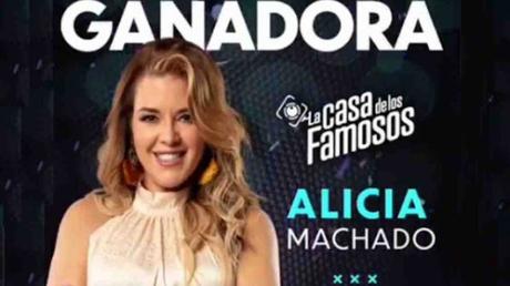 Alicia Machado es la gran vencedora de La Casa de los Famosos