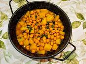 Curry garbanzos patatas