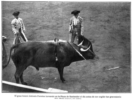 1912:José Fuentes, en la Plaza de Toros de Cuatro Caminos