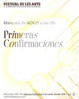 Primeros datos del Festival de Les Arts 2022