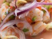 Ceviche langostinos