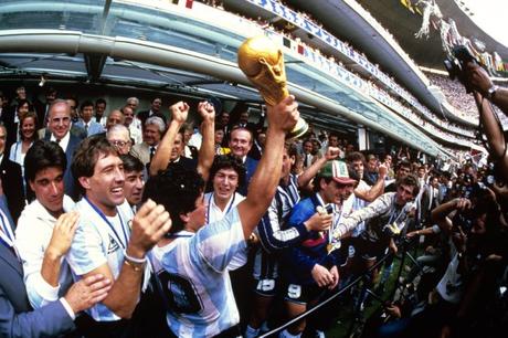 Maradona fue el gran protagonista de aquel Mundial.