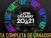 Latin grammy 2021: lista completa ganadores