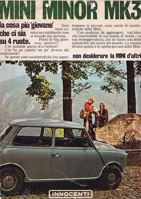 Mini Minor Mk 3 producido por Innocenti en el año 1971