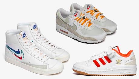 Prepárate para las rebajas del Black Friday zapatillas blancas de moda retro