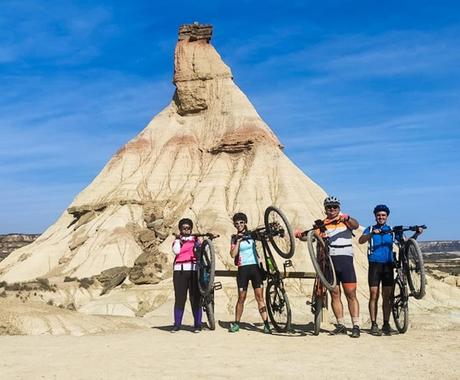 Las Bárdenas Reales en bicicleta