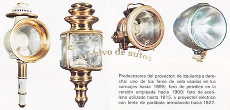 La evolución de los faros delanteros de los automóviles La evolución de los faros delanteros de los automóviles
