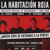 Concierto de La Habitación Roja y Cora Yako en La Habitación Roja