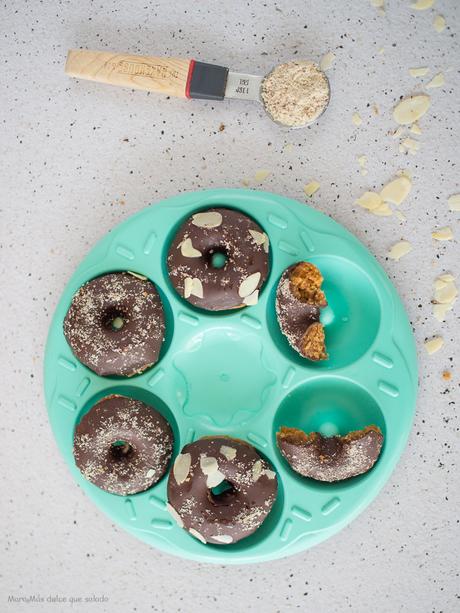 Donuts de almendra en microondas