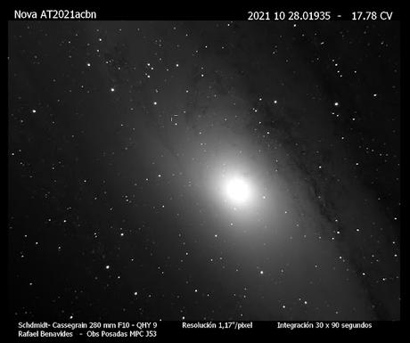 AT2021abcn, una nova en la galaxia de Andrómeda