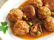 Albóndigas vegetarianas rovellons níscalos.