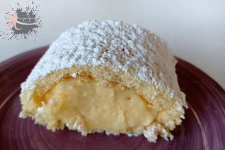 Brazo de gitano relleno de crema, paso a paso