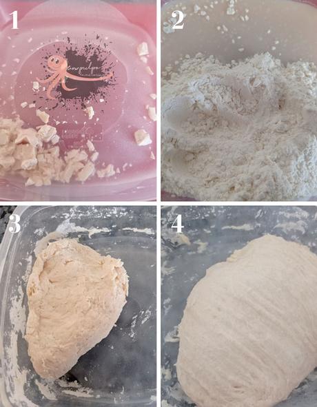 Croissants caseros de mantequilla masa madre